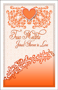 Wedding Program Cover Template 12E - Graphic 1
